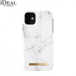 iDeal Of Sweden - Coque Rigide Fashion White Marble - Couleur : Blanc - Modèle : iPhone 11