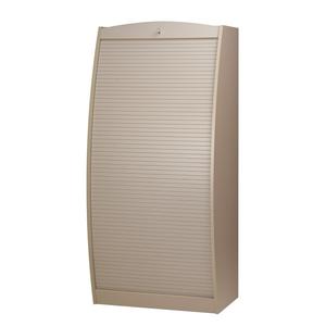 Armoire Informatique Galbée Largeur 80 cm - Coloris - Taupe