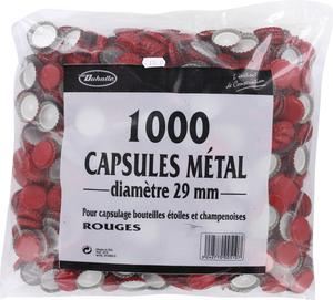 Duhallé Capsule Bouteille Champenoise Duhallé - Rouge Sans Operule - Diamètre 29 Mm - Vendu Par 1000