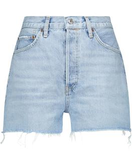 RE/DONE - Femme - 27 - Short en jean Cutoff Faded Vintage Indigo - Bleu