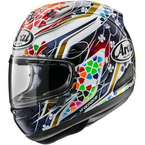 Arai RX-7V Evo Nakagami GP2 Casque, multicolore, taille L