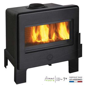 Poêle à bois Deville Sandy 8 Kw Anthracite