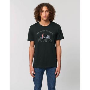 T-shirt Homme - Heros Vacances Dark Vador - Noir - Taille S