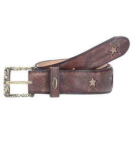 Mexicana - 80 - Ceinture en cuir Star Brass Marron - Marron