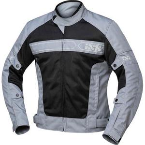 IXS Evo-Air Veste textile de moto, noir-gris, taille XL