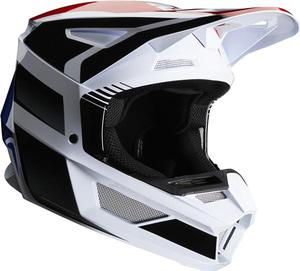 Casque cross Fox 2020 V2 HAYL - Bleu Rouge L