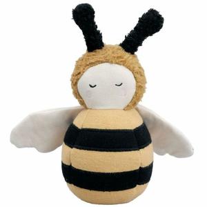 Jouets bébé Culbuto Abeille Fabelab 18 cm Coton Bio GOTS - Jouet Bi