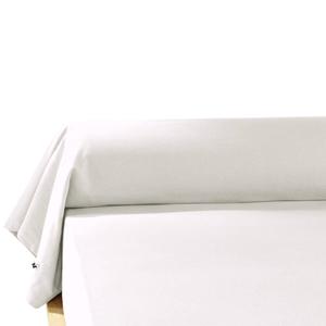 HEDDA - Taie de Traversin 85x185cm Flanelle de Coton Coloris Neige