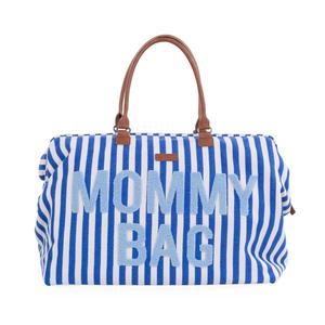 Mommy Bag Sac à Langer - Rayures - Bleu Electrique /Bleu