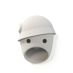 THE PARTY - COCO-Applique LED Céramique H22cm Gris