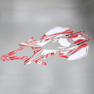 Kit déco Kutvek Eraser Beta RR (2011 - 2017) blanc et rouge