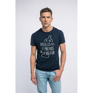 T-shirt Homme - Je Ne Vieillis Pas Je Prends De La Valeur Mpt - Navy - Taille L