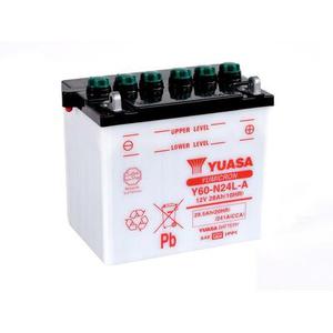 YUASA Batterie YUASA conventionnelle sans pack acide - Y60-N24L-A