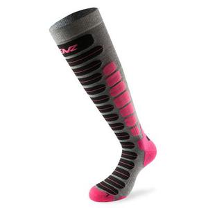Lenz Skiing 2.0 Chaussettes, noir-rose, taille 39 40 41