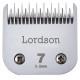 Lame N°7 LORDSON 3.2 mm, à dents espacées, tête de coupe TCL7 pour tondeuse chien pro LORDSON, ANDIS, MOSER MAX 45, OSTER