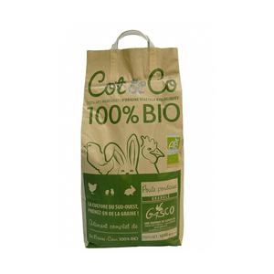 Granulés bio cot&co gasco pour poule pondeuse sac 10 kg