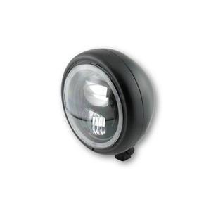 HIGHSIDER 5 3/4 pouces LED projecteur PECOS TYP 7 avec anneau de lumière de stationnement, mat noir