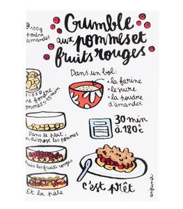 Image Republic - Carte Recette Crumble Anjuna Boutan