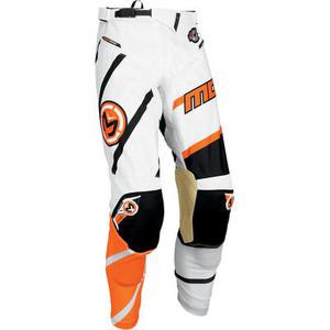 Moose Racing S7 M1 Pantalon de motocross, blanc-orange, taille 30