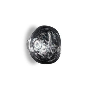 MELT MINI SURFACE LED-Applique ou Plafonnier LED Polycarbonate Ø30cm Argenté
