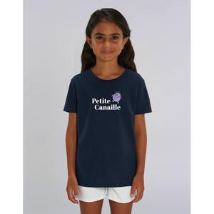 Tshirt Enfant Petite Canaille Face - Navy - Taille 8 ans