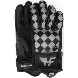 HolyFreedom Bullit Dusty Perforated Gants de moto pour dames, noir-gris, taille S pour Femmes