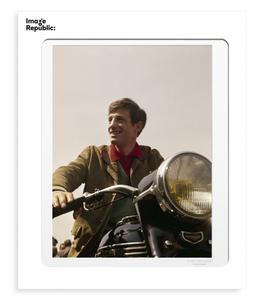 Image Republic - Affiche "Belmondo Moto" 40 x 50 cm