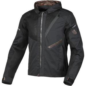Macna Farrow Veste textile de moto, noir, taille S