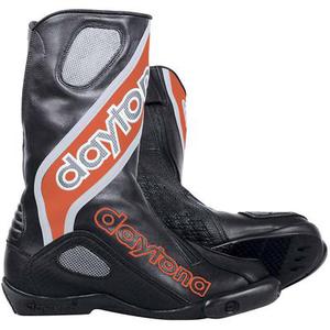 Daytona Evo-Sports GTX Gore-Tex Bottes de moto imperméables, noir-rouge, taille 45