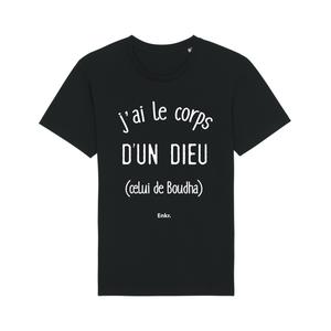 T-shirt Homme - J'ai Le Corps D'un Dieu - Noir - Taille XL