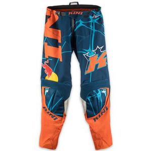 Kini Red Bull Revolution B/B/O Pantalons de motocross, bleu-orange, taille S