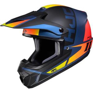HJC CS-MX II Creed Casque de motocross, noir-orange, taille M