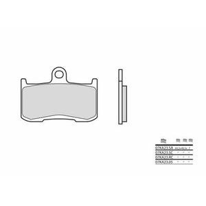 Brembo S.p.A. Plaquettes de frein route métal fritté - 07KA23SA