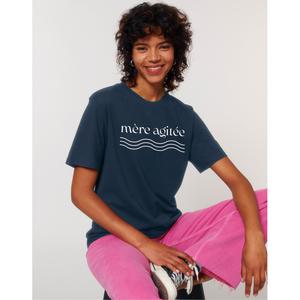 T-shirt Femme - Mere Agitee - Navy - Taille S