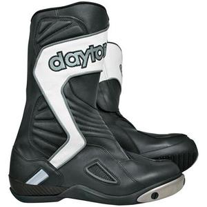 Daytona Evo Voltex GTX Gore-Tex Bottes de moto imperméables, noir-blanc, taille 41