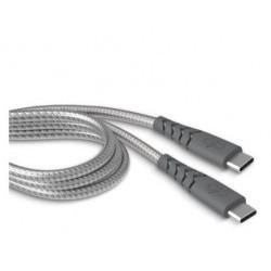 Force Power - Câble Renforcé USB-C / USBC - 2m - Couleur : Gris