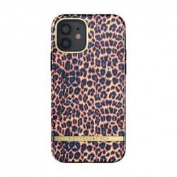Richmond & Finch - Coque Rigide Apricot Leopard - Couleur : Multicolore - Modèle : iPhone 12 Pro