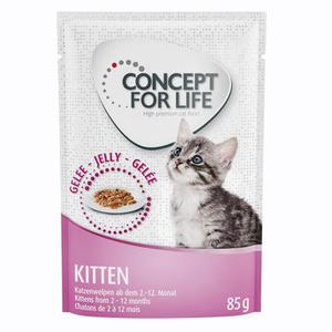 12x85g Kitten en gelée Concept for Life - Nourriture pour Chat