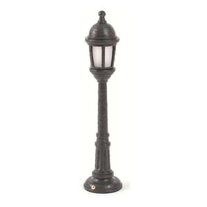 STREET LAMP-Lampe baladeuse LED d'extérieur rechargeable Résine H42cm Gris