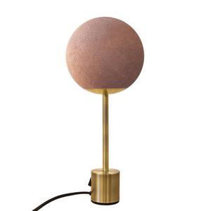 APAPA-Lampe à poser globe tissé H40cm Beige