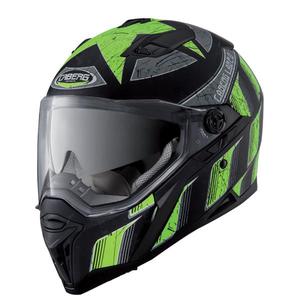 Casque Intégral Caberg Stunt Steez - Noir Mat Jaune fluo 53/54 - XS