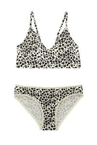 1 BRASSIERE + 1 CULOTTE - Léopard Classique