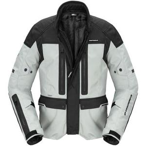 Spidi Traveller 3 H2Out Veste textile moto, noir-gris, taille 2XL