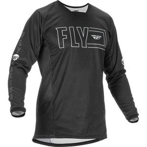 Fly Racing Kinetic Fuel Maillot de motocross, noir, taille S