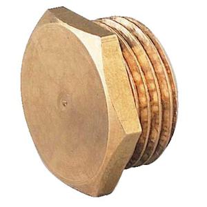 Bouchon laiton tête 6pans mâle à visser 12X17