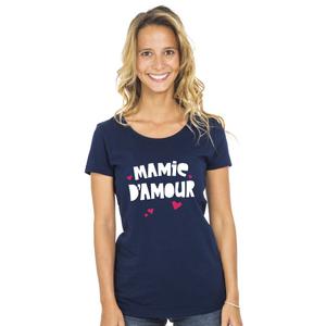 T-shirt Femme - Mamie D'amour - Navy - Taille L