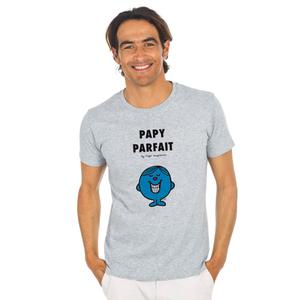 T-shirt Homme - Papy Parfait - Gris Chiné - Taille XL