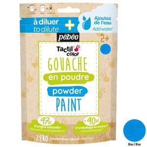 Peinture enfant Gouache en poudre Tactilcolor 100g Bleu Pébéo - Go