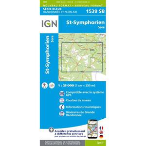 Carte 1539SB Saint-Symphorien - Sore