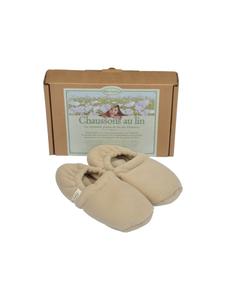 Chaussons pour enfants en lin - Mille Oreillers Pointure 31-35